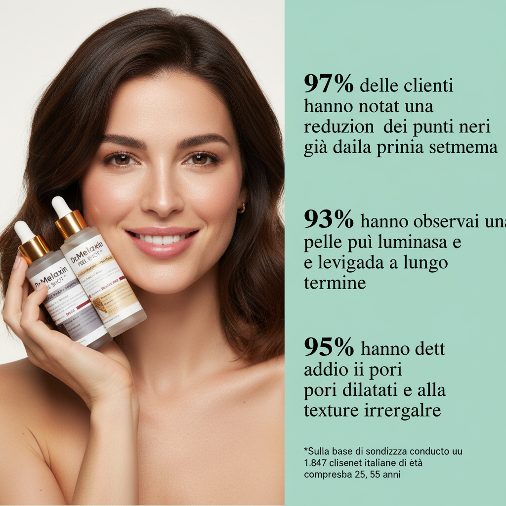 LUMINORA Rice Peel Shot | Siero Esfoliante al Riso Nero e Bianco